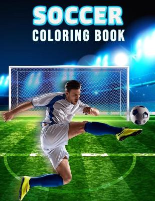 Book cover for Soccer Coloring Book