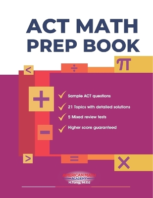 Book cover for ACT Math Prep Book