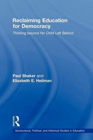 Cover of Reclaiming Education for Democracy