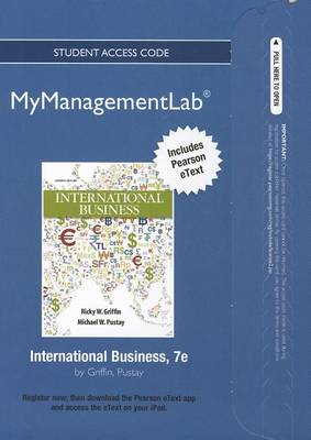 Book cover for NEW myiblab with Pearson eText -- Access Card -- for International Business