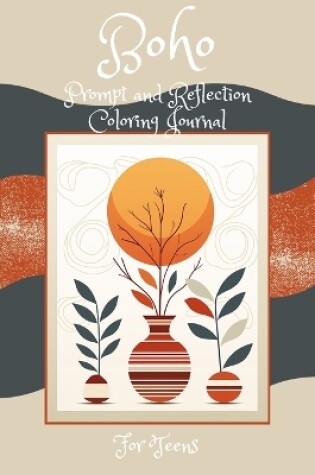 Cover of Boho Prompt and Reflection Coloring Book