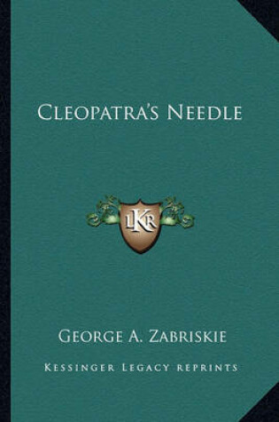 Cover of Cleopatra's Needle