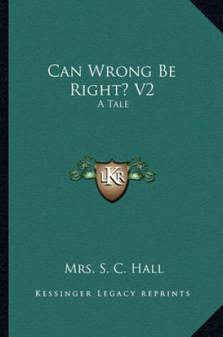 Cover of Can Wrong Be Right? V2