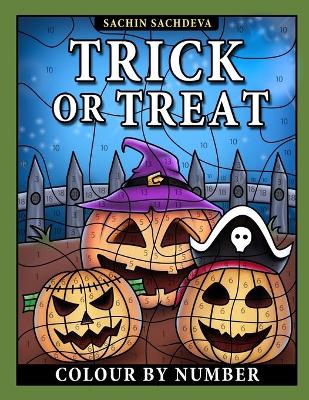 Book cover for Trick or Treat Colour by Number