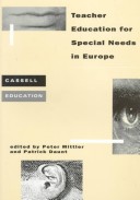 Cover of Teacher Education for Special Needs in Europe