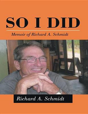 Book cover for So I Did