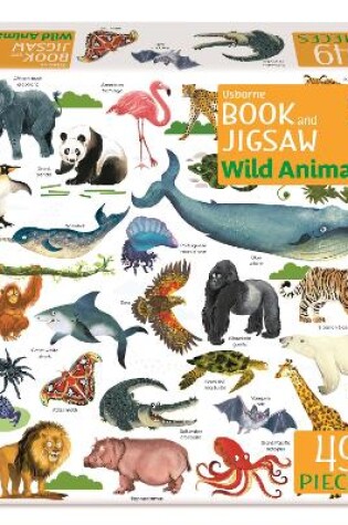 Cover of Usborne Book and Jigsaw Wild Animals