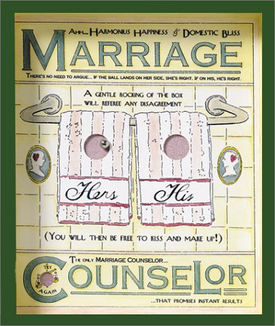 Book cover for Marriage Counselor Game Box