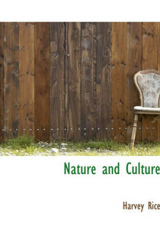 Cover of Nature and Culture