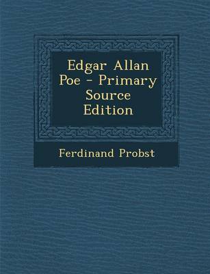 Book cover for Edgar Allan Poe