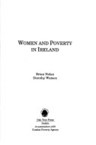 Cover of Women and Poverty in Ireland