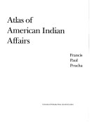 Book cover for Atlas of American Indian Affairs