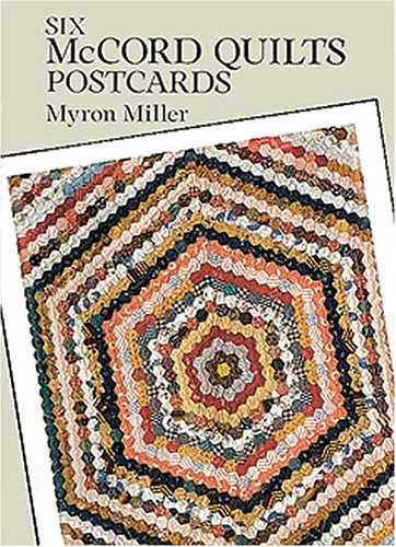 Book cover for Six Mccord Quilts Postcards