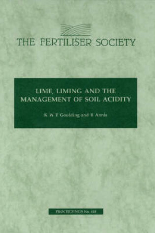 Cover of Lime, Liming and the Management of Soil Acidity