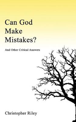 Book cover for Can God Make Mistakes?