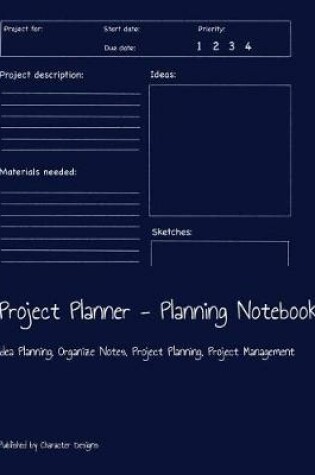 Cover of Project Planner - Planning Notebook