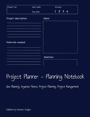 Book cover for Project Planner - Planning Notebook