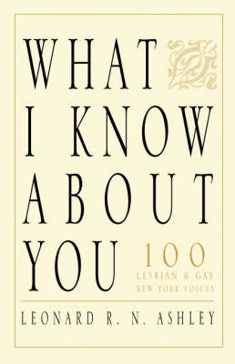 Book cover for What I Know about You