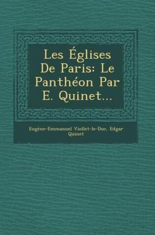 Cover of Les Eglises de Paris