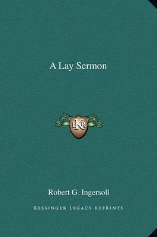 Cover of A Lay Sermon