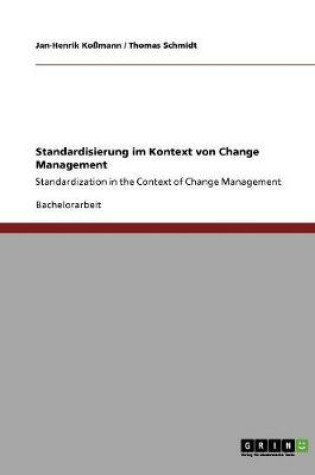 Cover of Standardisierung im Kontext von Change Management