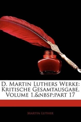 Cover of D. Martin Luthers Werke