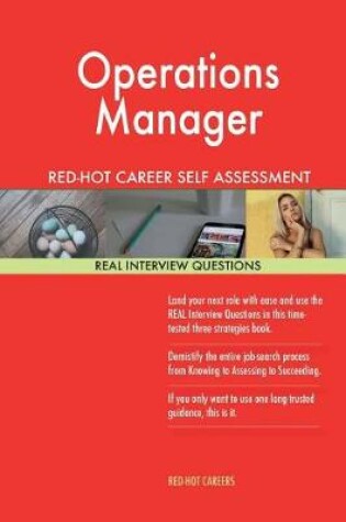 Cover of Operations Manager Red-Hot Career Self Assessment Guide; 1184 Real Interview Que