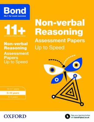 Book cover for Bond 11+: Non-verbal Reasoning: Up to Speed Papers