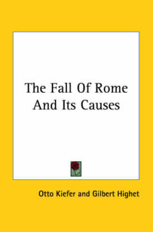 Cover of The Fall of Rome and Its Causes
