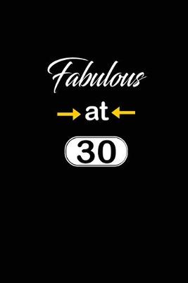 Book cover for fabulous at 30