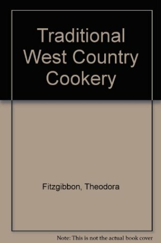 Cover of West Country Cooking