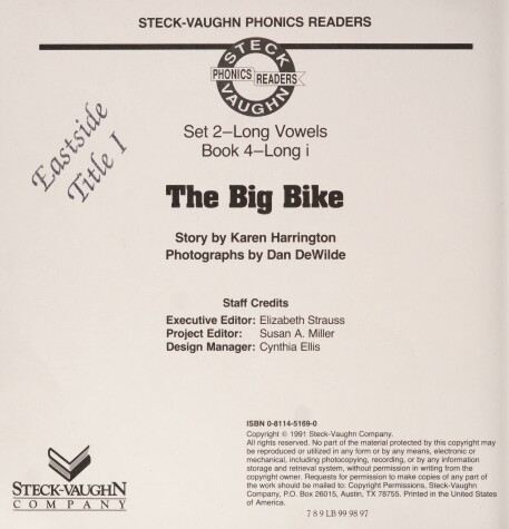Book cover for The Big Bike-Phonics Read Set 2