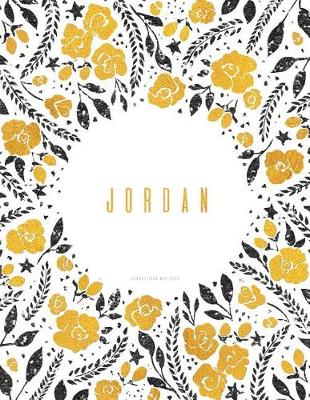 Book cover for Jordan. Composition Notebook