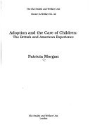 Book cover for Adoption and the Care of Children