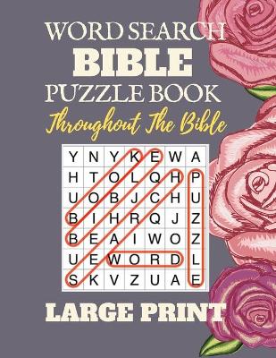 Book cover for Word Search Bible Puzzle Book