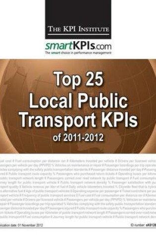 Cover of Top 25 Local Public Transport KPIs of 2011-2012