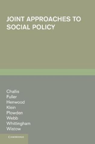 Cover of Joint Approaches to Social Policy