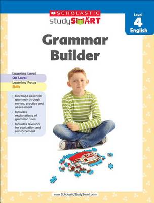 Cover of Scholastic Study Smart Grammar Builder Grade 4