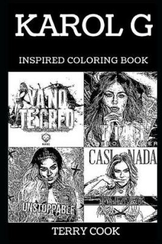 Cover of Karol G Inspired Coloring Book
