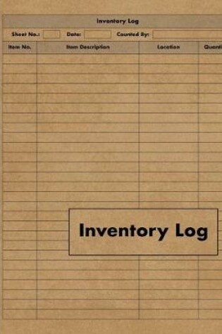 Cover of Inventory Log