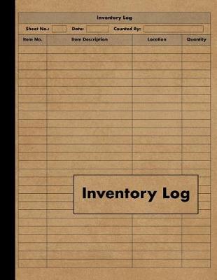 Book cover for Inventory Log