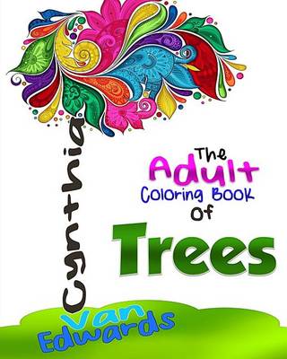 Book cover for The Adult Coloring Book of Trees