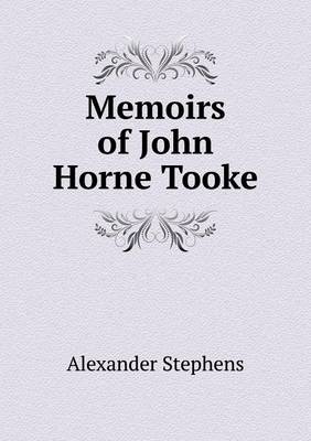 Cover of Memoirs of John Horne Tooke