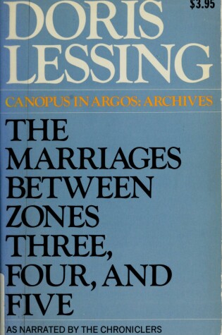 Cover of The Marriages Between Zones Three, Four and Five