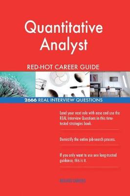 Book cover for Quantitative Analyst Red-Hot Career Guide; 2666 Real Interview Questions