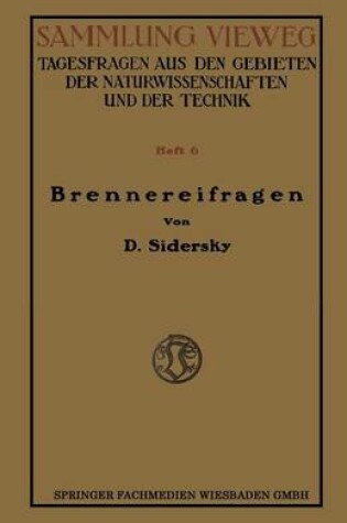 Cover of Brennereifragen