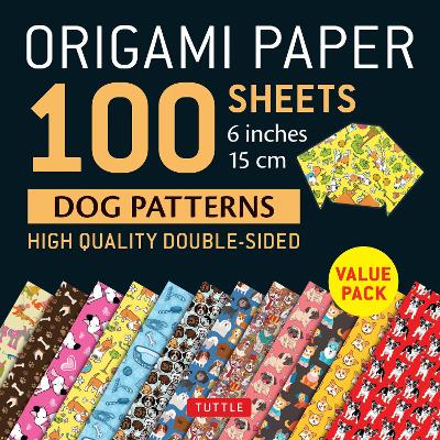 Book cover for Origami Paper 100 sheets Dog Patterns 6 (15 cm)