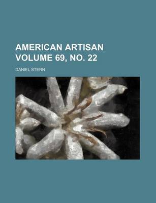 Book cover for American Artisan Volume 69, No. 22