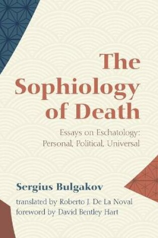 Cover of The Sophiology of Death
