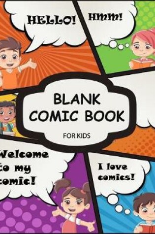 Cover of Blank Comic Book for Kids